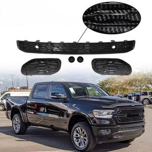 Parachoques Delantero 2019-2021 para Dodge Ram 1500, Rejilla Inferior con <span class=keywords><strong>Cubierta</strong></span> de Gancho de Remolque Doble, Nuevo, 68414296AA YX - Product Image 1
