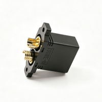 Connecteur d'alimentation Amass TS8WE-M à montage sur panneau, mâle, à bride fixe, plaqué or, pour batterie au lithium de drone et trottinette électrique