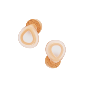 Bouchons <span class=keywords><strong>d</strong></span>'oreilles réutilisables en silicone EP033max <span class=keywords><strong>orange</strong></span> et violet confortables pour dormir avec une réduction du bruit de 28 dB Protection auditive - Product Image 2