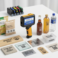 Impresora de Inyección de Tinta Manual de Alta Calidad de 12,7 mm con Logotipo USB, Máquina de Codificación de Fecha de Caducidad