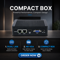 Hot Sale Sampel Tanpa Kipas Komputer Mini Intel J1900 Quad Core Dual Lan 2 COM 4 USB Desktop Pc untuk Windows 10
