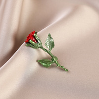 Bros Pin Bunga Tanaman Hijau Anti-Exposure, Dapat Disesuaikan, Multifungsi, Mewah, Elegan, Premium untuk Setelan Jas