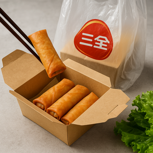 Santquan iqf ถุงแช่แข็งแป้งสาลีรสเค็มหวานกรอบแช่แข็งมังสวิรัติ - Product Image 5