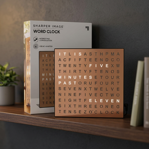 Orologio a LED in Rame da 7,75 Pollici per Scrivania o Parete, Display Digitale Moderno Illuminato, Decorazione Unica per Casa e Ufficio - Product Image 3