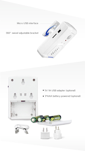 Hệ Thống Báo Động An Ninh Không Dây Chuông Cửa Hồng Ngoại Phát Âm Thanh Chuyển Động Cho Chuông Cửa Hàng - Product Image 5