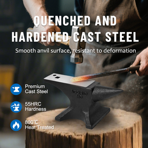Ensemble d'outils à main pour forgerons : Enclume en acier forgé sur mesure 132BL, 50kg, 60kg, 80kg, 100kg, en acier moulé chinois durable, OEM - Product Image 6
