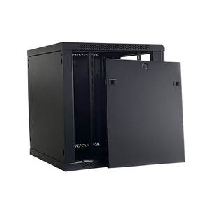 Gabinete de Red de Acero Laminado en Frío SPCC de 19 Pulgadas, Puerta Frontal de Una Sección, Montaje en Pared, Protección IP20, en Stock - Product Image 4