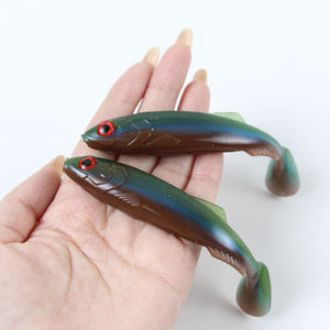 <span class=keywords><strong>Leurre</strong></span> <span class=keywords><strong>souple</strong></span> de pêche Selco Predator avec queue de pagaie <span class=keywords><strong>pour</strong></span> la pêche au brochet en eau douce - Product Image 5