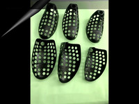 Protège-chaussures intérieurs en plastique noir écologique pour la préservation de la forme des chaussures (une paire/sachet poly)