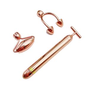 Marque privée 3-en-1 T Forme Métal Vibrant Beauté Bar Points D'<span class=keywords><strong>acupuncture</strong></span> Électriques Massothérapie Tête Remplaçable Lifting - Product Image 1