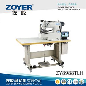 Machine à coudre à double aiguille ZY8988TLH à point noué, plate, multifonctionnelle, pour la couture de ceintures de jeans, de vêtements de travail et de vestes - Product Image 4