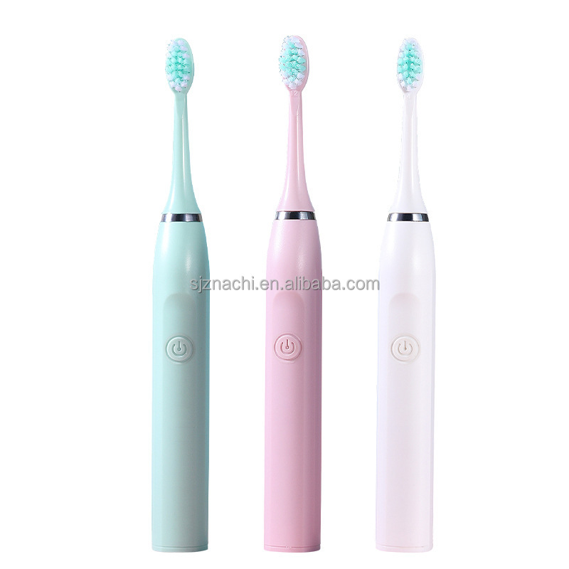 Дешевая Автоматическая звуковая зубная щетка уход за полостью рта Сменная головка зубная щетка звуковая электрическая зубная щетка для взрослых