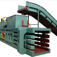 Presse à Balles Hydraulique horizontale Bouteille D'ANIMAL FAMILIER de Machine Presse À Balles Compacteur Pour La Mise En Balles Des Déchets Papier Carton Paille Foin Canette En Aluminium