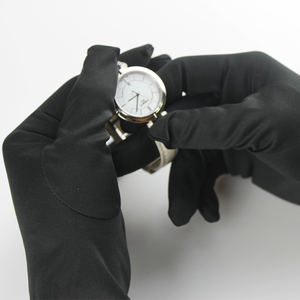 Professionele Schoonmaak Sieraden Handschoenen Microfiber Zwart Horloge Sieraden Inspectie Werkhandschoenen - Product Image 1