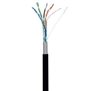 Cable Ethernet Cat5e para Exteriores, 24AWG, Cobre Sólido, Blindado con Lámina de Cobre, Revestimiento de PVC Impermeable, 305m 1000ft, Cable de Red para Exteriores - Product Image 2