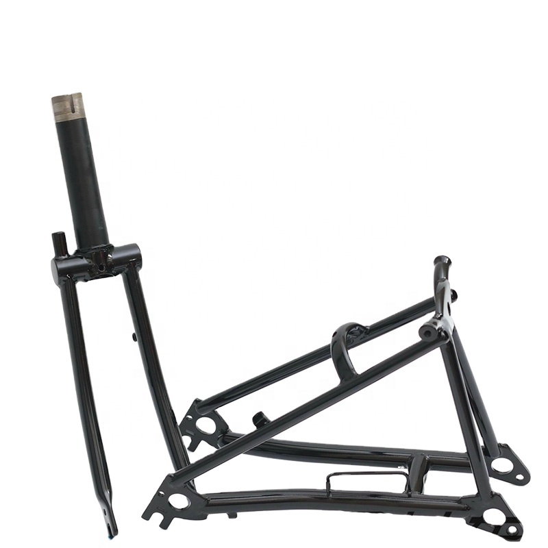 Велосипедная вилка с треугольной рамой из титанового сплава, для складного велосипеда