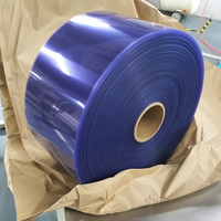 Film en PVC transparent personnalisé, film souple en rouleau, film PVC transparent flexible en rouleau pour l'emballage, emballage de palettes