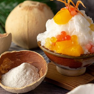 Polvo de hielo raspado de coco OEM ODM, Bingsu, con tapiocas, con Boba, 1kg, en el mercado de los productos de OEM y ODM - Product Image 3