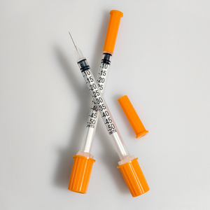 Siringa per Insulina da Laboratorio 0.3ml 0.5ml 1ml 29G 30G 31G 32G 100U con Tappo Viola - Product Image 3