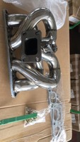 Collecteur d'échappement 38 mm WG pour Honda Civic CRX Del Sol D15 D16 SOHC VTEC