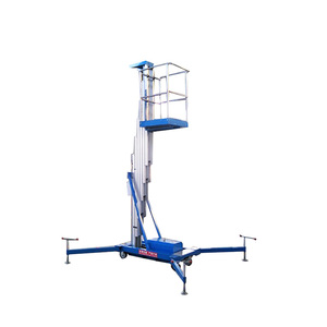 Электрический одномачтовый подъемник MIDE 6M 8M 9M 10M 12M 24M для высотных работ, алюминиевая платформа для подъема персонала - Product Image 1