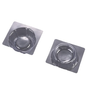 กล่องพลาสติกแบบกำหนดเองสำหรับใส่ขนมไหว้พระจันทร์ ถาดพลาสติกใส PET PVC รูปทรงไม่ปกติ กล่องเก็บพัฟแป้งทรงกลม - Product Image 2