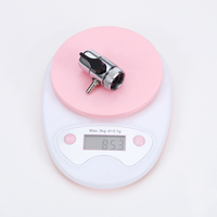 Robinet d'eau froide moderne de haute qualité, accessoire avec adaptateur 1/4, vanne inverseur, poignée noire, pour hôtel, cuisine, salle de bain, en acier inoxydable 304