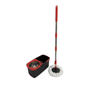 Juego de <span class=keywords><strong>fregona</strong></span> giratoria con cubo centrífugo y cesta de acero inoxidable, autoescurrible, mango extensible, 2 cabezales de <span class=keywords><strong>fregona</strong></span> incluidos - Venta al por mayor - Product Image 6