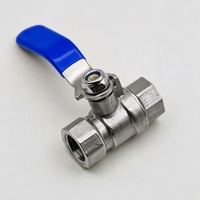 Vanne à boisseau sphérique en laiton NPT à commande manuelle, deux pièces, PN16, joint PTFE, 1/2 po à 2 po, OEM, pour l'huile, le gaz, l'eau et la protection incendie