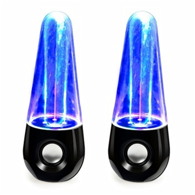 RGB Light Multi Media Dancing Ipx6 Waterproof Speaker Color Changing Fountain Speaker Tower Spray Dancing Water Speaker