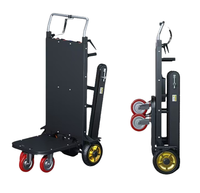 Chariot d'escalade pliable électrique mini pour escaliers, équipement industriel portable, capacité 200kg 300kg 400kg