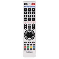 Télécommande universelle E468 pour téléviseur, compatible avec plusieurs appareils, avec touches de raccourci