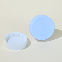 Pots en plastique biodégradable et recyclable HDPE de 50 g, écologiques, avec couleur et logo personnalisés pour les soins cosmétiques de la peau