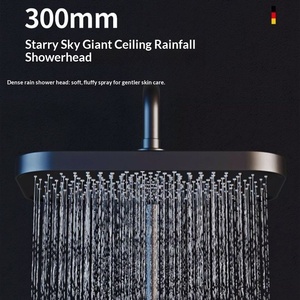 Juego de <span class=keywords><strong>Ducha</strong></span> de Diseño Moderno Alemán, Totalmente en Cobre, con Botón de <span class=keywords><strong>Ducha</strong></span> Tipo Piano, Temperatura Constante, Pantalla Digital Gris, para <span class=keywords><strong>Baño</strong></span> - Product Image 3