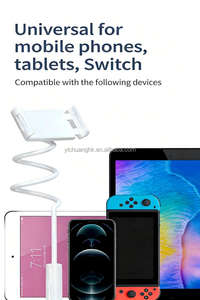 Soporte para Teléfono Móvil de Aleación de Aluminio con Rotación de 360 Grados, Brazo Largo con Clip, Multifuncional, Ajustable, para Escritorio - Product Image 4