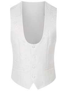 <span class=keywords><strong>3</strong></span> टुकड़े सफेद औपचारिक दूल्हे टुक्सेडो के लिए शादी के लैपल प्रोम पुरुषों पैंट बनियान पुरुष फैशन जैकेट नवीनतम शैली - Product Image 3