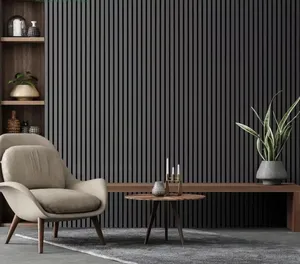 Hiện đại 3D dập nổi WPC Panel tường chống thấm nước chống cháy cho khách sạn bệnh viện ngoài trời nhà trang trí nhà bếp phòng khách - Product Image 1