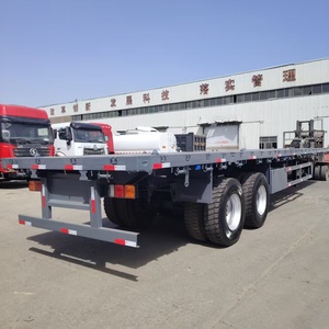 Semirremolque de Plataforma Plana de 2/3/4 Ejes de Alta Capacidad de Carga, Precio Directo de Fábrica, para Transporte de Mercancías - Product Image 3