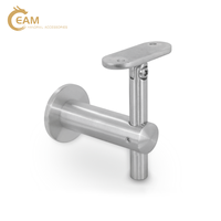 Support de main courante en verre pour escalier en acier inoxydable de style moderne, amovible, fixation murale, matériel pour balustres et balustrades d'hôtel