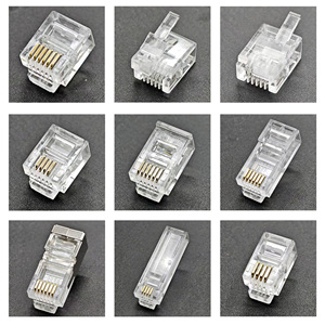 Nhà sản xuất trực tiếp phụ kiện <span class=keywords><strong>RJ11</strong></span> <span class=keywords><strong>6P4C</strong></span> cáp điện thoại cắm với pha lê đầu pha lê đầu <span class=keywords><strong>RJ11</strong></span> kết nối - Product Image 6