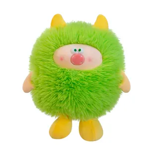 Juguete de peluche de monstruo personalizado de 35cm-65cm, juego de dibujos animados, muñecos de peluche bonitos y esponjosos, regalo para niños