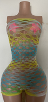 Taille unique Vêtements de danse exotiques élastiques Stripper Outfit Designer