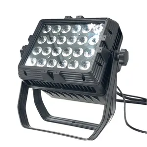 24x12W/24x18W RGBW UV 6 en 1 LED cuadrado Par luz al aire libre impermeable etapa luz DJ Disco equipo pista de baile espectáculo iluminación