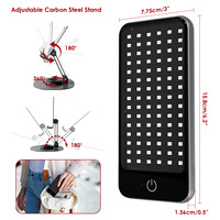Özelleştirilebilir Mini 90 LED Taşınabilir Tip-C Şarj Edilebilir 660nm 850nm Kırmızı Nir Kızılötesi Işık Terapi Paneli Standlı