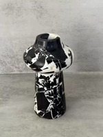 Vase en marbre haut de gamme STONEKOCC avec logo et taille personnalisés, décoration minimaliste pour entrée, arrangement floral, pot à fleurs séchées pour salon