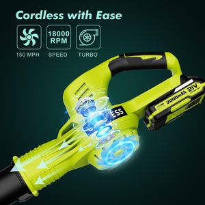 21V Cordless Leaf <b>Blower</b> Lightweight Battery Powered <b>Blowers</b> for Lawn Care Patio Blowing Leaves Snow CB02 Leaf <b>Blower</b> CB02 - Product Image 5