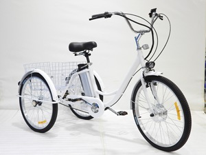 <span class=keywords><strong>Triciclo</strong></span> Eléctrico de 24 Pulgadas, 36V, 350W para <span class=keywords><strong>Personas</strong></span> <span class=keywords><strong>Mayores</strong></span> y Adultos, <span class=keywords><strong>Triciclo</strong></span> de Carga y Reparto con Asistencia de Pedaleo, Diseño de Estabilidad y Comodidad - Product Image 5