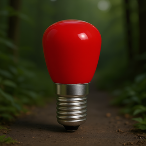 Lampadina a incandescenza rossa E14 10W 220-240V per illuminazione interna - Product Image 3