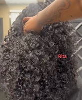 Meilleur fournisseur en gros de mèches de cheveux indiens bruts, extensions de cheveux 100% alignées sur les cuticules, mèches de cheveux humains bouclés birmans, bouclés caribéens