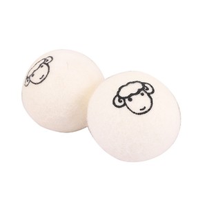 Bolas para secadora de lana sin crueldad <span class=keywords><strong>Aldi</strong></span> hechas a mano para reducir las arrugas de la ropa reemplaza las hojas de secadora bolas de secado de ropa de lana - Product Image 5